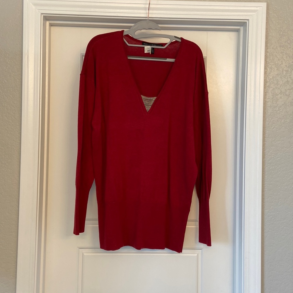 Chain detail White House Black Market sweater